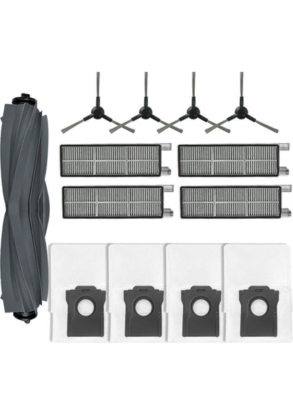 G30 Pro/ G30/ G20 Master Robot Süpürge Için 13 Adet Değiştirilebilir Parçalar Ana Yan Fırça Filtresi Toz Torbası (Yurt Dışından)