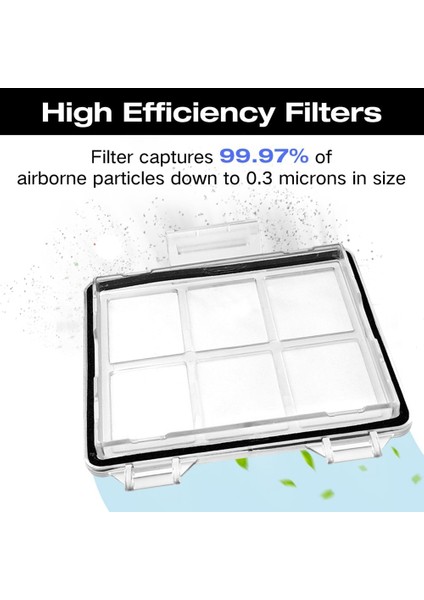 Robot Süpürge E10 E12 B112 Süpürge Aksesuarları Yedek Yüksek Verimlilik Için 4 Adet Hepa Filtre (Yurt Dışından) fırsatları