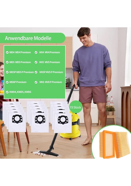 Elektrikli Süpürge Torbaları 2.863-006.0 Wd4 Wd5 Wd6 WD5P WD6P Premium Yedek Parçalar Için Filtre (Yurt Dışından) indirimleri