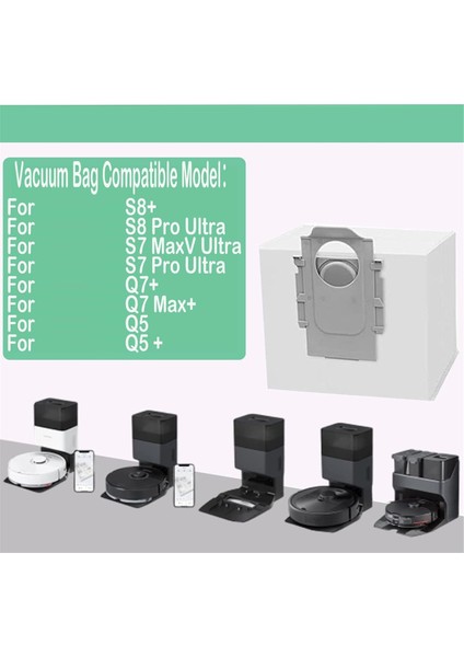 Taş Süpürme Robotu G10S/G20/S7/S8/Q5 Dokumasız Toz Torbası Süpürge Parçaları Için Aksesuarlar (Yurt Dışından)