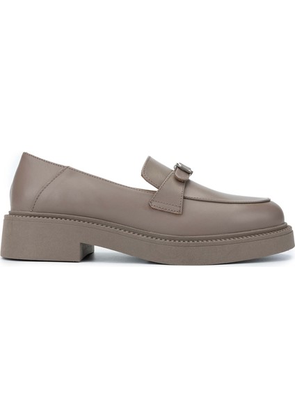 Kadın Deri Vizon Loafer Ayakkabı 1060 24544 Bn Ayk SK24-25 K.vızon Dr