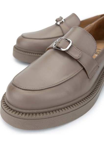 Kadın Deri Vizon Loafer Ayakkabı 1060 24544 Bn Ayk SK24-25 K.vızon Dr