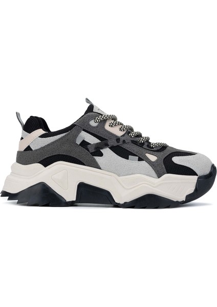 Kadın Vegan Buz/siyah Sneakers & Spor Ayakkabı 936 65137 Bn Ayk SK24-25 Buz/sıyah