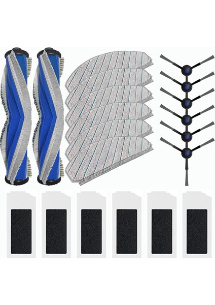 N20/N20 PLUS/N20 Vakum Ana Yan Fırça Hepa Filtre Paspas Bezi Aksesuarları (Yurt Dışından)