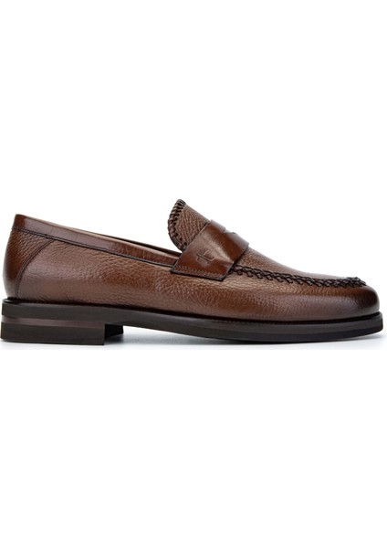 Erkek Deri Taba Loafer Ayakkabı 477 72403 Erk Ayk SK24-25 Taba Gyk/taba Bfl