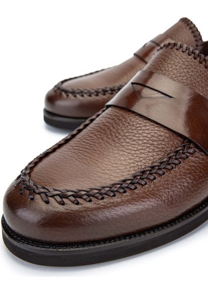 Erkek Deri Taba Loafer Ayakkabı 477 72403 Erk Ayk SK24-25 Taba Gyk/taba Bfl fırsatları