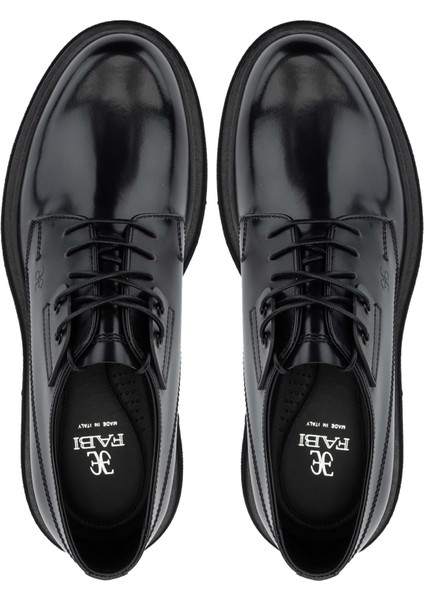 Erkek Deri Siyah Klasik Ayakkabı 510 FU1212A Erk Ayk SK24-25 Nero indirimleri