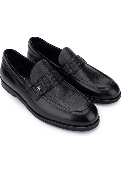 Erkek Deri Siyah Loafer Ayakkabı 1047 8328 Erk Ayk SK24-25 Syh Bfl/gyk fiyatları