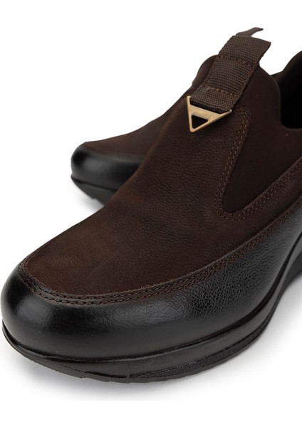 Kadın Deri Kahverengi Nubuk Casual Ayakkabı 322 2111522 Bn Ayk SK24-25 Kahve Nbk modelleri