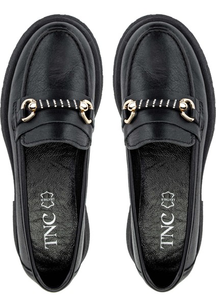 Kadın Deri Siyah Deri Loafer Ayakkabı 1065 201-4259 Bn Ayk SK24-25 Sıyah Dr indirimleri