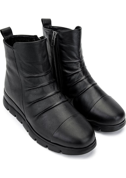 Kadın Deri Siyah Deri Casual Bot 1071 D5752 Bn Bot SK24-25 Sıyah Dr fiyatları