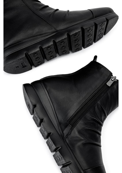 Kadın Deri Siyah Deri Casual Bot 1071 D5752 Bn Bot SK24-25 Sıyah Dr fırsatları