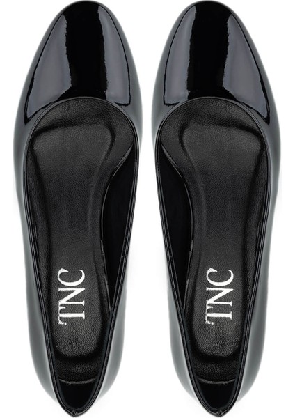 Kadın Vegan Siyah Rugan Topuklu Ayakkabı 1073 118 Bn Ayk SK24-25 Sıyah Rgn indirimleri