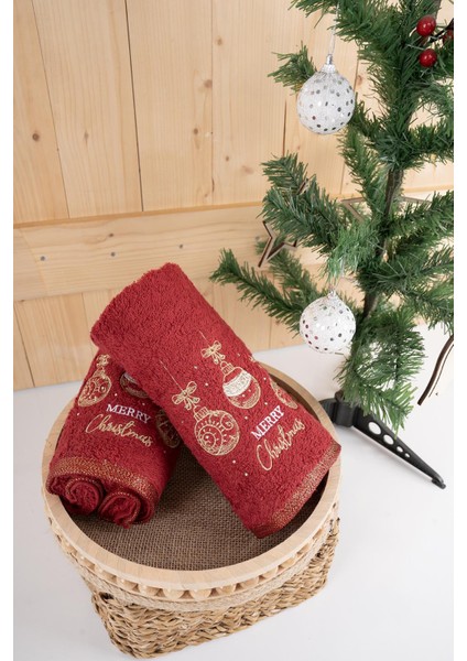 Pamuk Ikili 50 x 90 cm Yılbaşı Nakışlı Havlu & Havlu Seti modelleri