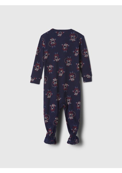 Bebek Lacivert Brannan Bear Işlemeli Tulum fiyatları