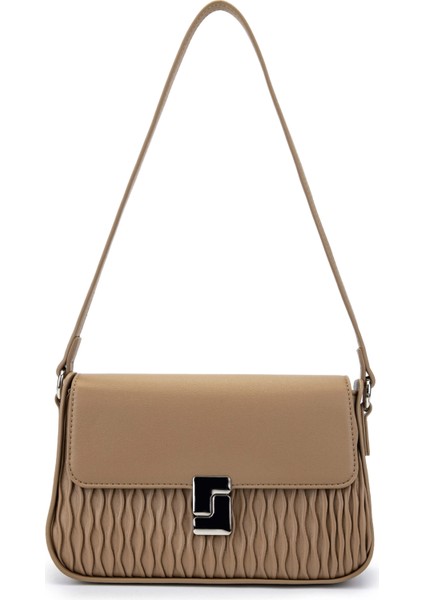 Kadın Vegan Taupe Omuz Çanta 921 26931 Bn Canta SK24-25 Taupe