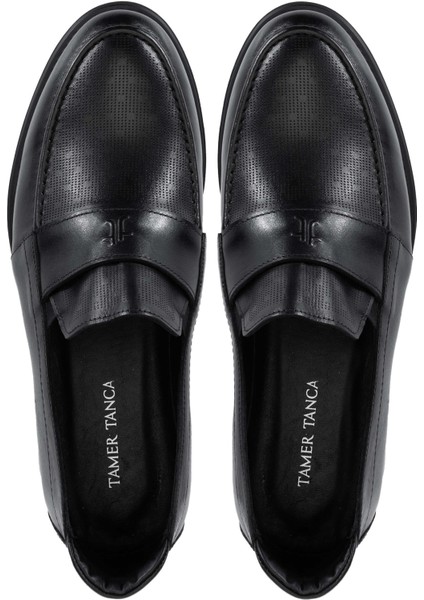 Erkek Hakiki Deri Siyah Loafer Ayakkabı 698 1146-1 Erk Ayk Y24 Sıyah indirimleri