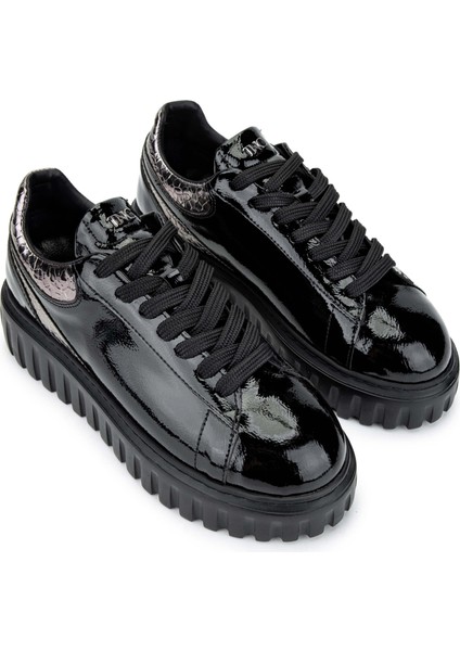 Kadın Deri Siyah Rugan Sneakers & Spor Ayakkabı 1009 05 Bn Ayk SK24-25 Syh Rgn/ant Rgn fiyatları