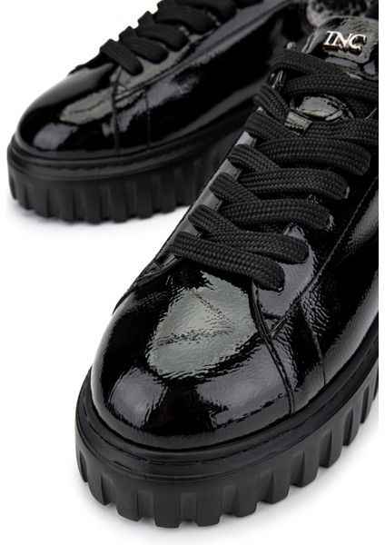 Kadın Deri Siyah Rugan Sneakers & Spor Ayakkabı 1009 05 Bn Ayk SK24-25 Syh Rgn/ant Rgn fırsatları