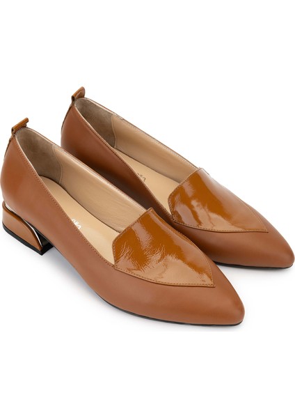 Kadın Deri Taba Topuklu Ayakkabı 923 1375 Bn Ayk SK24-25 Taba Dr/taba Krsk Rgn fiyatları