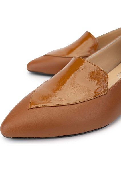 Kadın Deri Taba Topuklu Ayakkabı 923 1375 Bn Ayk SK24-25 Taba Dr/taba Krsk Rgn modelleri