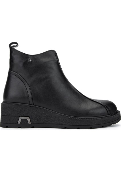 Kadın Deri Siyah Deri Casual Bot 1065 164-2720 Bn Bot SK24-25 Sıyah Dr