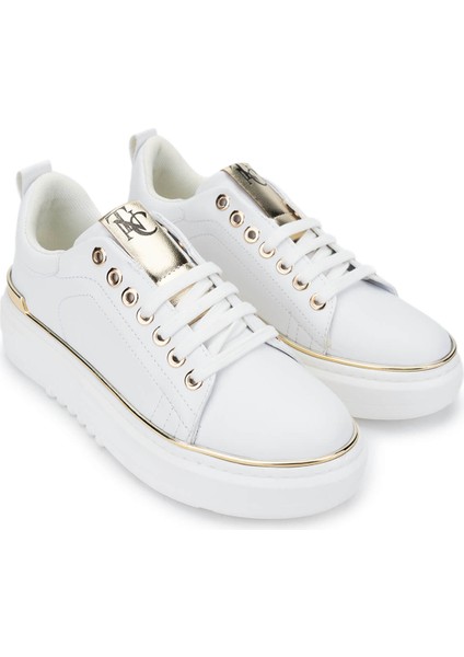 Kadın Vegan Beyaz Sneakers & Spor Ayakkabı 817 08-2 Bn Ayk SK24-25 Beyaz Cılt fiyatları