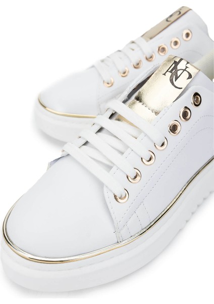 Kadın Vegan Beyaz Sneakers & Spor Ayakkabı 817 08-2 Bn Ayk SK24-25 Beyaz Cılt modelleri