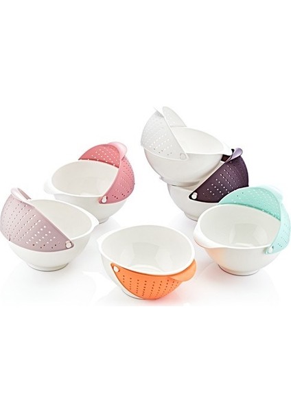 Pratik Süzgeç CK716 (Çap: 24CM) Turkuaz Renk