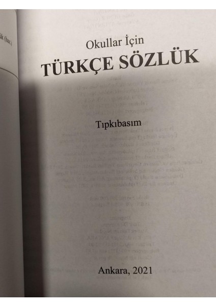 Türk Dil Kurumu Türkçe Sözlük ve Imla Klavuzu ( Sözlük 2021,YAZIM Kılavuzu 2013 Basımıdır) modelleri