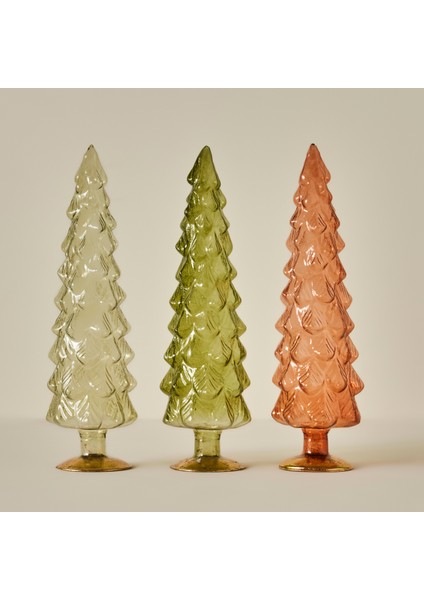 Pine Tree Dekoratif Obje Naturel (10X10X35 Cm) modelleri
