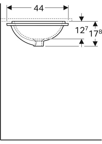 Variform Dikdörtgen Tezgah Altı Lavabo - 500.760.01.2