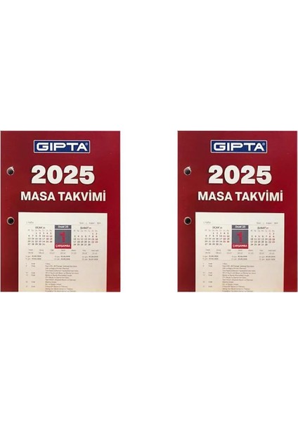 2025 365-GTB 10X13 Masa Takvimi Blok Ajnd 2 Adet