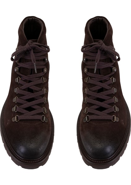 Keid Kahve Erkek Süet Bağcıklı Bot indirimleri