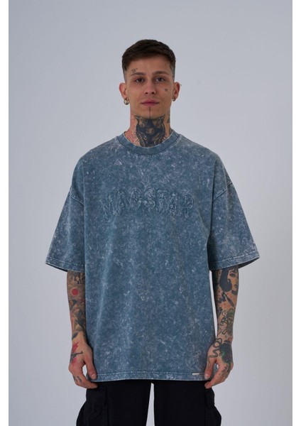 Erkek Original Yakımalı Oversize Ghost Spotted Tişört fiyatları