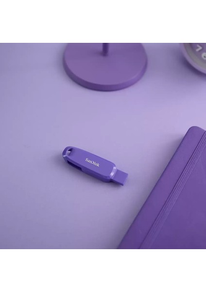 Phone Drive 256GB Android Uyumlu USB 3.2 Gen 1 Flash Bellek Purple Opulence - SDDDC6-256G-G46PO