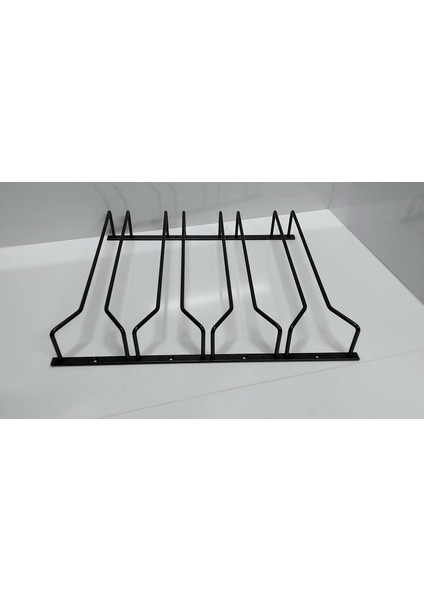 Kadeh Askısı 4 Bölmeli S-4043-ANTRASIT