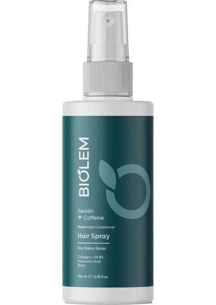 Keratin+ Caffeine+ Collogen Saç Bakım Spreyi 100 ml