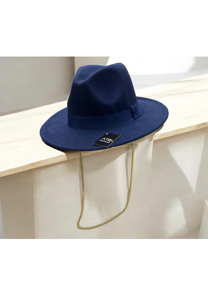 Unisex Panama Fedora Kaşe Fötr Şapka Deve Tüyü