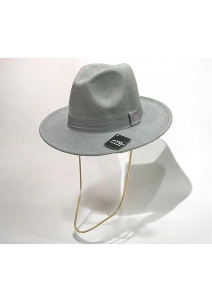 Unisex Panama Fedora Kaşe Fötr Şapka Deve Tüyü