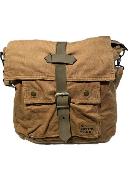 Postacı Pamuk Kanvas Omuz Seyahat Notebook Çantası