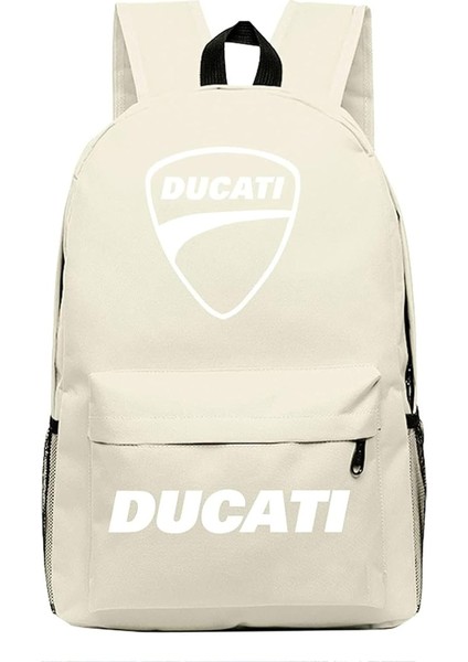 Erkek Ducati Ayarlanabilir Omuz Askılı Günlük Baskılı Sırt Çantası (Yurt Dışından)