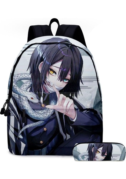 Demon Slayer Anime Okul Çantası 2 Adet Set (Yurt Dışından)