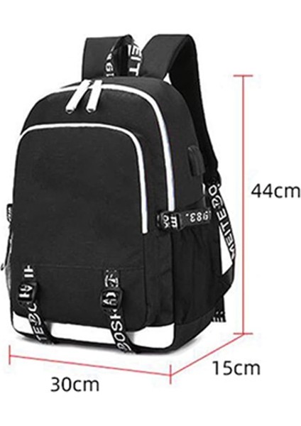 Haikhoo Anime Okul USB Şarj Bağlantı Noktalı Sırt Çantası (Yurt Dışından) fiyatları