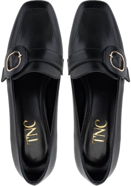 Kadın Vegan Siyah Topuklu Ayakkabı 1073 115 Bn Ayk SK24-25 Sıyah Cılt indirimleri