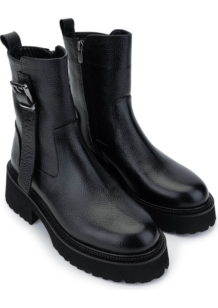 Kadın Deri Siyah Floter Casual Bot 33 10000 Bn Bot SK24-25 Sıyah Fltr fiyatları