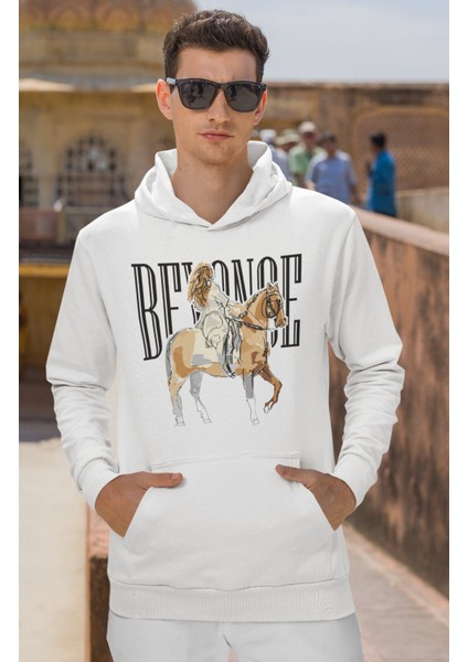 Unisex Beyonce Baskılı Kapüşonlu Sweatshirt, Oversize Pop Star Baskılı Hoodie fiyatları