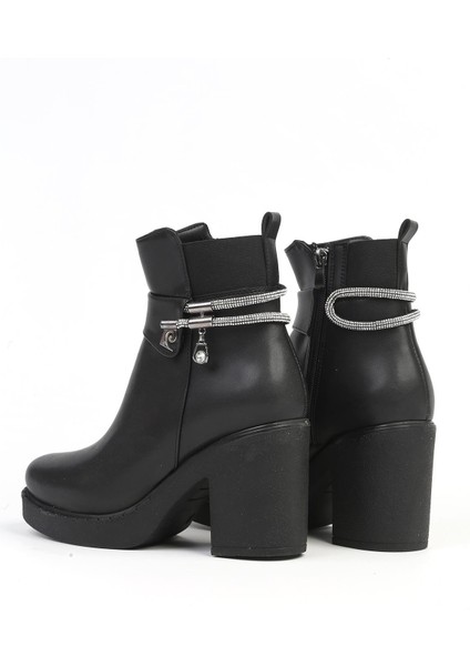 Pierre Cardin | PC-52528 - 3592 Siyah Cilt - Kadın Bot