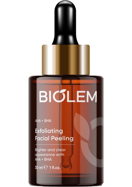 Aha & Bha /Facıal Peelıng Serum Canlandırıcı.Cilt Tonu Eşitleyici Serum 30 Ml