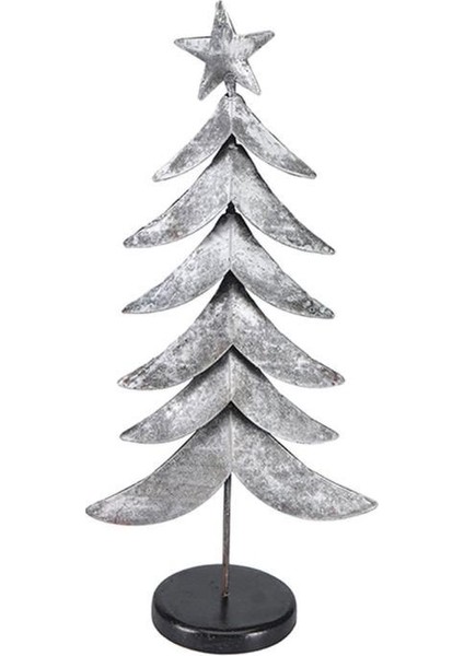 Çam Ağacı Metal Dekoratif Obje 45 cm
